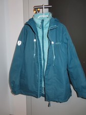 Trollkids 3 in 1 Jacke 3in1 Funktionsjacke helles petrol+hellblau Gr. 140