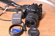 📸 Canon EOS 350D DSLR Kamera mit EF-S 18–55mm Objektiv + 512MB CF