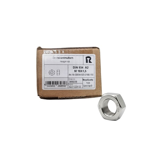 10x sechskantmuttern m18x1 - sechskantmuttern, m18x1,5