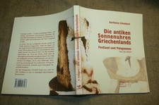 Fachbuch antike Sonnenuhren Gnomonik Sonnenuhr Zeitmessung Astronomische Uhr