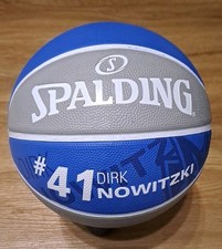 Spalding NBA Players Ball #41 Dirk Nowitzki Dallas Mavericks