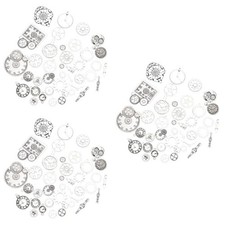  120 PCs Gears Charme Steampunk Gears Metal Gear Decor Watch Dial Charms DIY