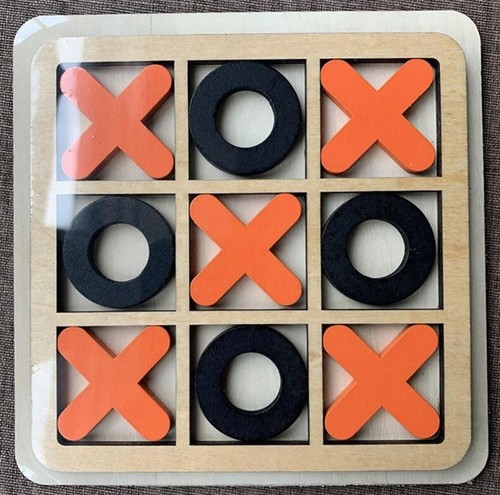 Tic tac toe holzspiel - tac,