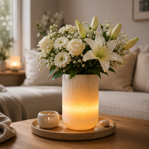 Porzellan vase gerade - vase,