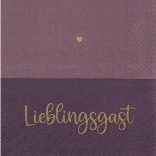 Servietten lieblingsgast - servietten, „lieblingsgast“