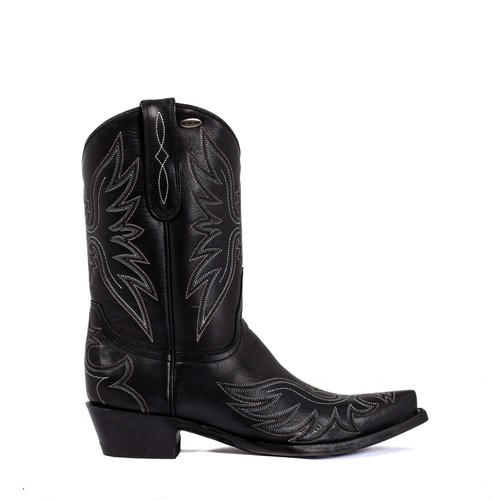 Santiags stiefel aus - santiags, schwarzem