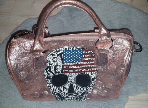 Handtasche totenkopf - handtasche,