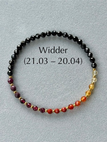 Widder armband rubin granat - widder,