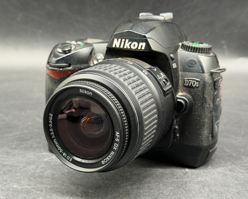Nikon d70s dslr kamera - dslr-kamera, schwarz