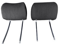 Kopfstützen für Mercedes W123 2. Serie Stoff schwarz code 031 Fischgräte vorne 