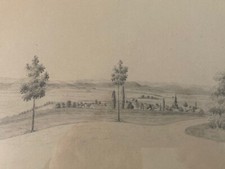 Sehr Schön Zeichnung XIX 1850