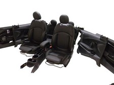 MINI Cooper F56 LederSitze Sportsitze Sitze Leder LCI Cross Punch / Carbon Black