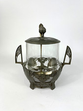 Antike Jugendstil Bowle Glas