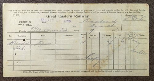 1916 great eastern - great, railway