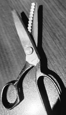 Profi Zig Zag Schere "SPITZ" Professional Schere !   