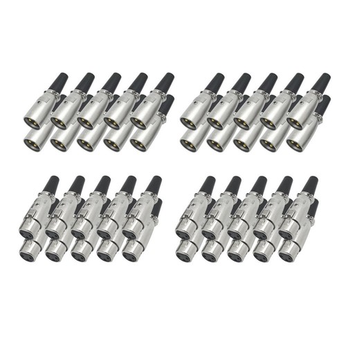 Xlr stecker kupplung 20 - stecker,