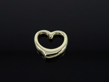 FEINER HERZ ANHÄNGER IN 585 / 14 K GELBGOLD 