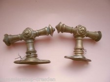17171 2 deutsche Gründerzeit Fenstergriffe Messing old window handle 1890 brass