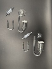 Aquarium CO2 Diffusor Set Glas Diffusor Rückschlagventil Winkel Saugnapf