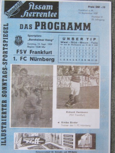 Fsv frankfurt programmheft - fsv,