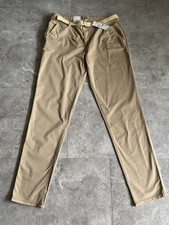 Neu Esprit Damen Chino Hose Mit Gürtel Gr 40/34 Farbe Beige