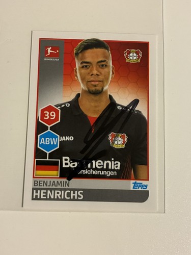 Benjamin henrichs autogramm - benjamin,