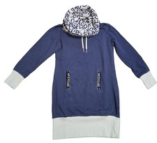 Damen Kleid, Shirt Kleid, Long