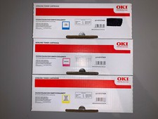 3x Oki C5250 / C5450 / C5510MFP / C5540MFP  Oki 42127456 / 42127455 / 42127454