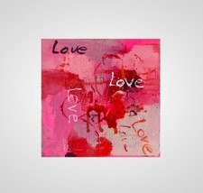 Abstraktes Acrylbild Original