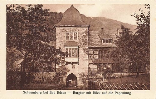 Alte schaumburg b bad - sw, ak