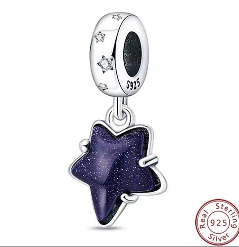 Glanz stern emaille charm - emaille,