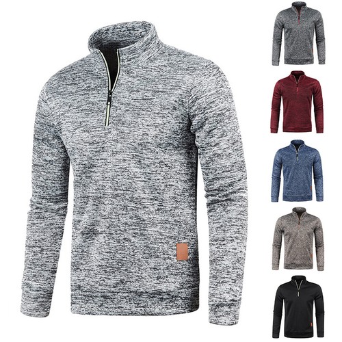 Herren pullover mit stehkragen - herren,