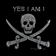 Glitzer Nieten Strass Gothic