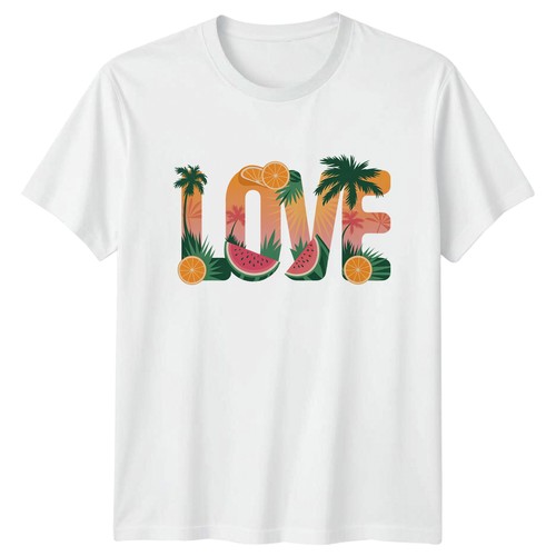 Liebe shirt obst strand - liebe,
