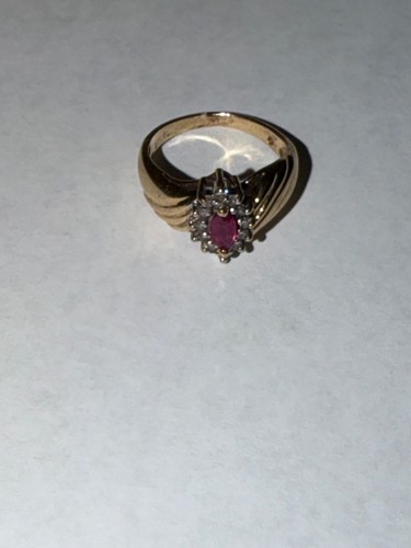 10kt gold ring - gold, mit
