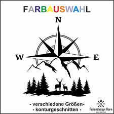 Windrose Kompass Hirsch Berg