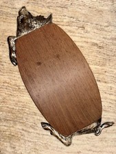 Servierbrett Holz  Wildschweinkopf Verzierung außergewönlich, selten & einmalig