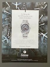 Tutima Saxon One Glashütte / SA Original 2015 Watch Advert Werbung Reklame