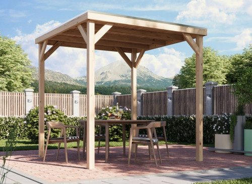 Pavillon holz unterstand - pavillon,