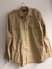 TROPENHEMD langarm khaki beige