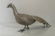 925 Sterling Silber Figur Vogel Fasan