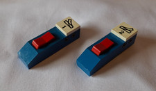 LEGO 12 Volt Eisenbahn Train # 7852 2x elektrischer Weichenschalter Switch