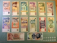 71 Bankfrische Geldscheine aus