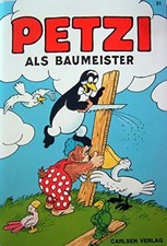 Petzi als Baumeister