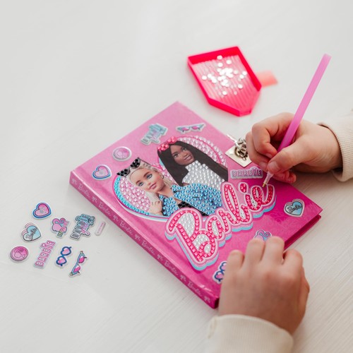 Barbie diamond paint diary - barbie,
