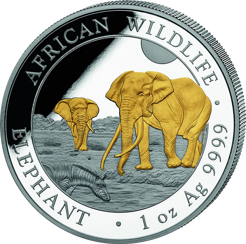Unze silber somalia elefant - unze,
