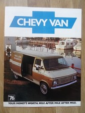 Autoprospekt 1976 Chevy Van