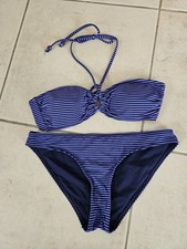 Bikini Blau/lila Gestreift 38/40 H&M