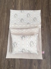 Puppenbettwäsche Puppenwagen Puppe Puppenbekleidung 2 tlg Set