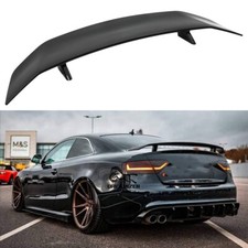 For Audi A5 S-Line F5 Coupe Schwarz Glänz HeckSpoiler Heckflügel Hecklippe Auto